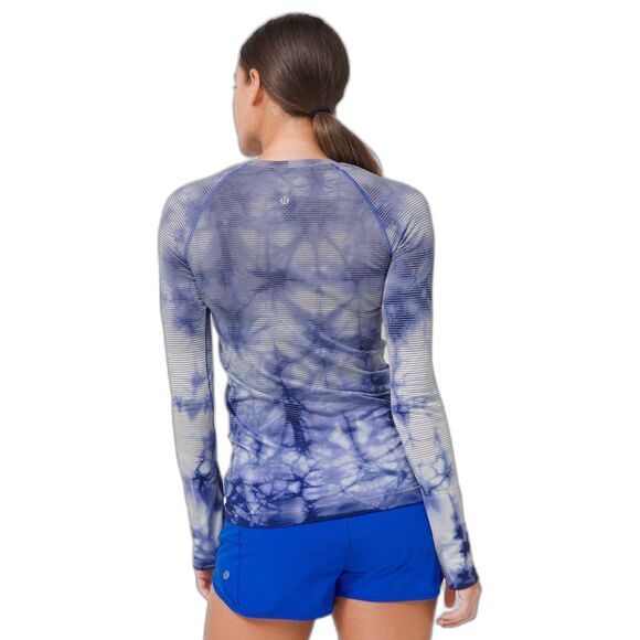 Lululemon Swiftly Tech Long Sleeve 2.0 *Wash *Shibori Stripe Midnight Orchid - Picture 7 of 9